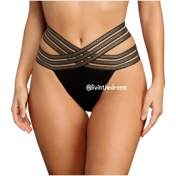 Windsor Other - CUTE BIKINI BOTTOMS GREEK KEY SZ L